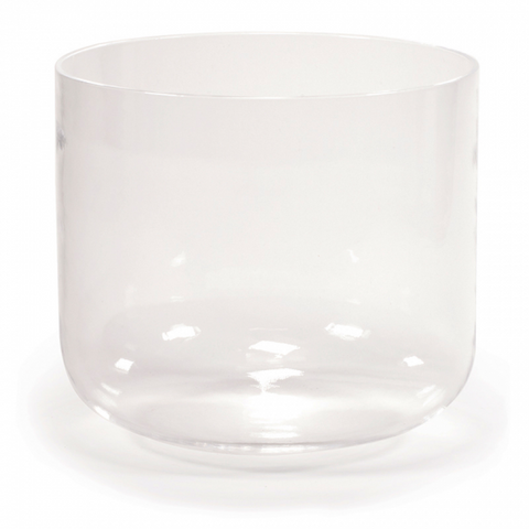 Taças de cristal de quartzo transparentes