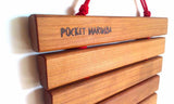 Marimba de bolso com suporte de madeira